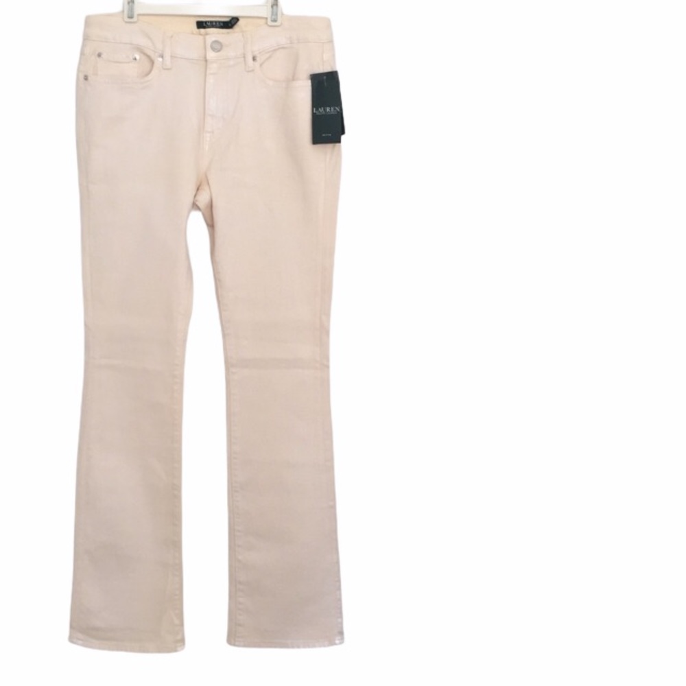 NWT Ralph Lauren Cream Jeans Size 10P